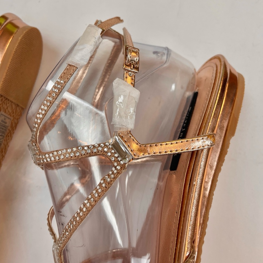 WHBM ROSE GOLD GLADIATOR SANDAL - Picture 6 of 11